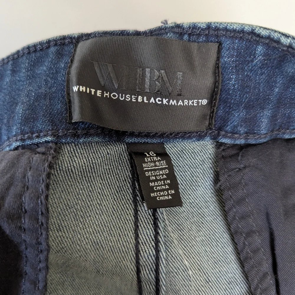 White House‎ Black Market Extra High Rise Trouser Jeans - Picture 11 of 13